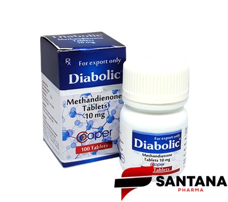 Diabólico (Dianabol) 10mg/50comp. - Cooper Farmacêutica