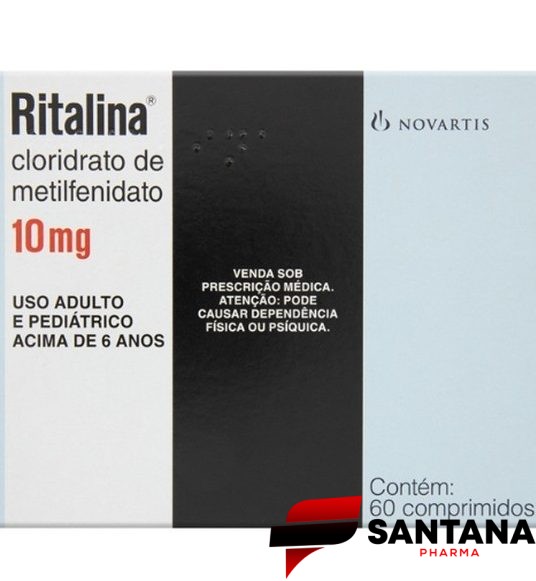 Ritalina ( Cloridrato de Metilfenidato ) 10mg 30 comp. - Novartis