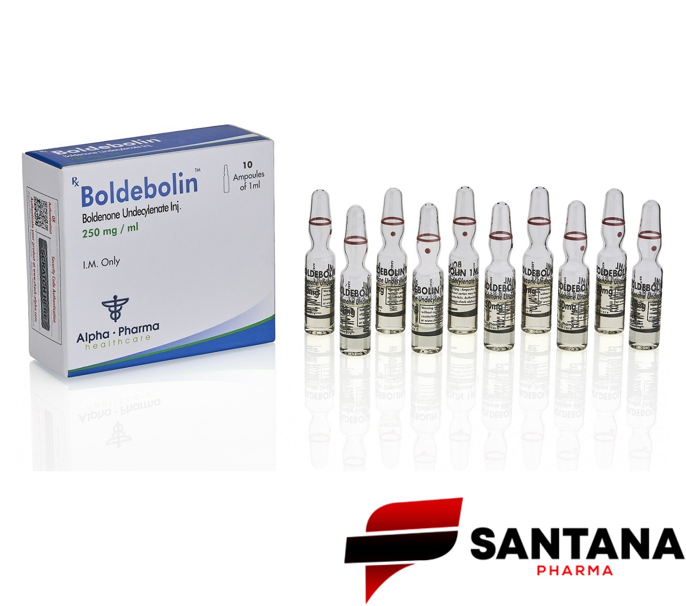 Boldebolina (Boldenona) 250mg/10ml - Alpha Pharma