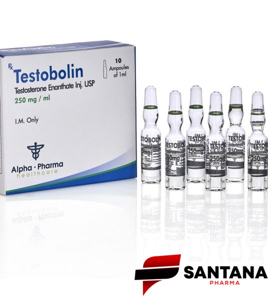 Testobolin (Enantato de Testosterona) - 250mg / 10ml - Alpha Pharma
