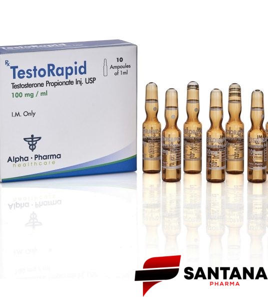 TestoRapid (Propionato de Testosterona) 100mg / 10ml - Alpha Pharma