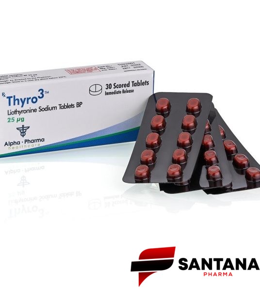 Thyro3 (T3) 25mcg / 30 caps - Alpha Pharma