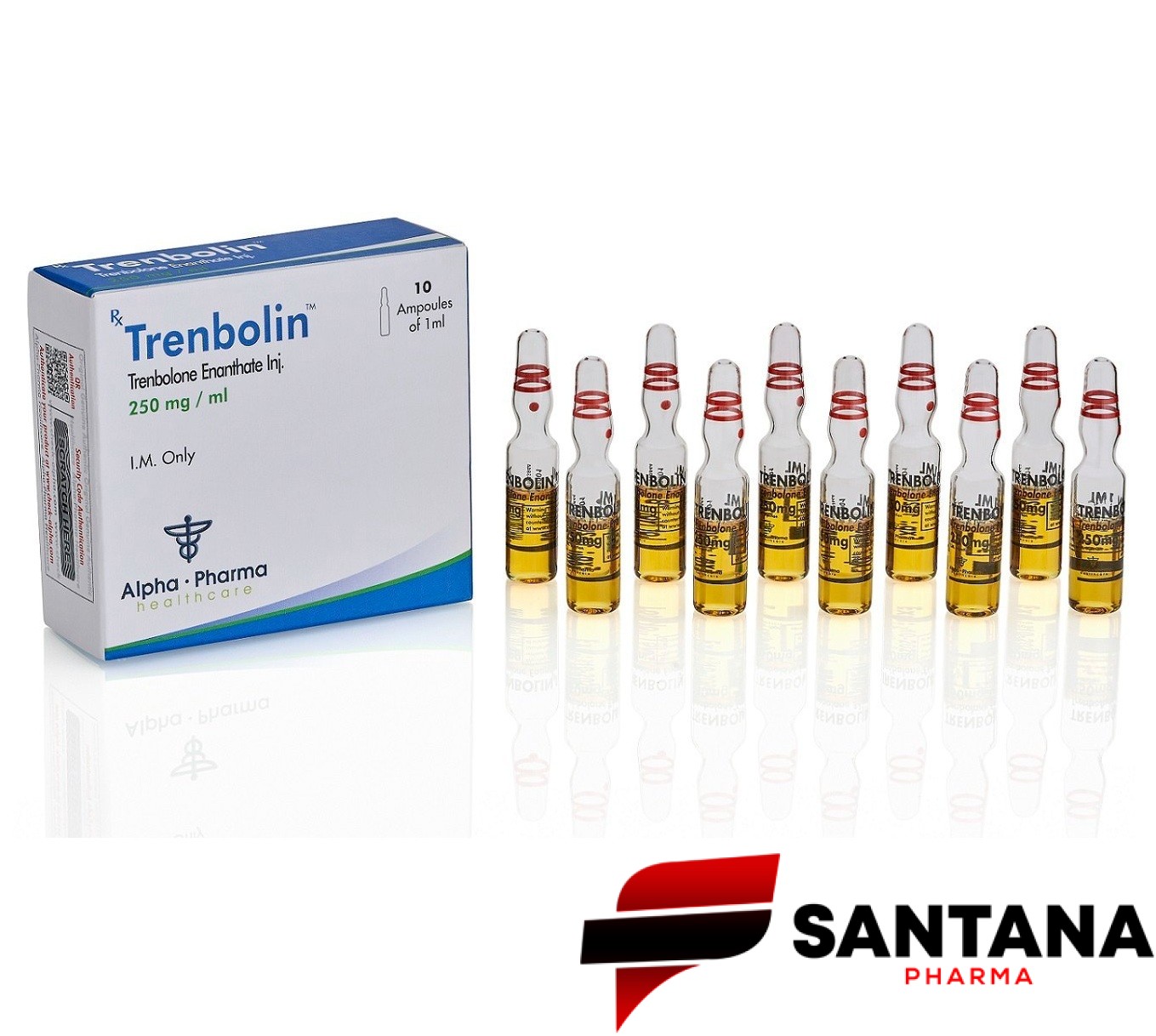 Trenbolin (Trembolona Enantato) 250mg / 10ml - Alpha Pharma