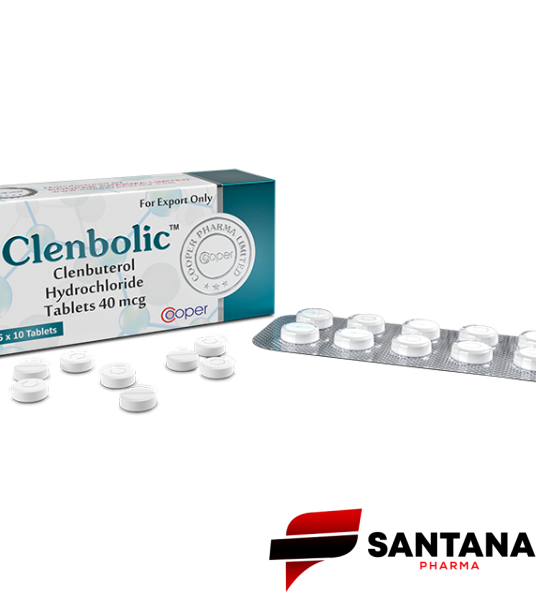 Clenbólico (Clenbuterol) 40mcg/ 50 comp. - Cooper Farmacêutica